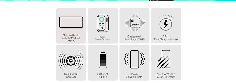 Xiaomi REDMI NOTE 10 EU 4GB 128GB (PEBBLE WHITE)